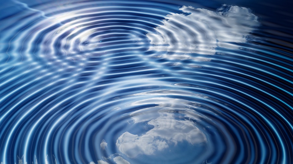 Immagine raffigurante cerchi d'acqua